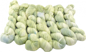 handgefärbte Soft-Cotton, Baumwolle "Irrlicht"