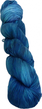 handgefärbte Soft-Cotton, Baumwolle "Blue"