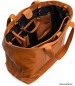 Preview: Hiba Projekttasche - Handgefertigter Mini-Shopper "Rich Brown"