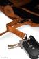 Preview: Hiba Projekttasche - Handgefertigter Mini-Shopper "Whiskey"