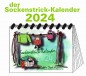Preview: Strickkalender 2024, mit 12 Sockenstrickanleitungen