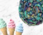 Mobile Preview: multicolor Merino-Nylon-Kammzug "Three Flavours Cornetto"