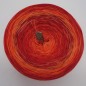 Preview: gefachte Wolle von Lady D "Strudel Orange" 250g