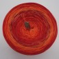 Preview: gefachte Wolle von Lady D "Strudel Orange" 250g