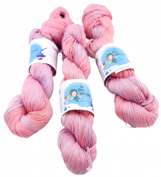 handgefärbte Soft-Cotton, Baumwolle "Englisch Rose"