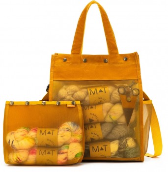 Maker's Tall Mesh Tote - Yellow -
