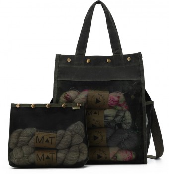 Maker's Tall Mesh Tote - Olive-