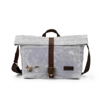 DELLA Q Roll Top Tasche - Grau