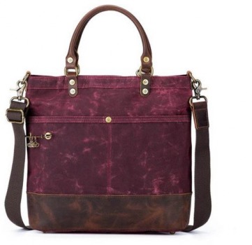 DELLA Q - Shopper Bordeaux
