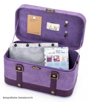 DellaQ Train Case - Maker's Train Case - Plum -