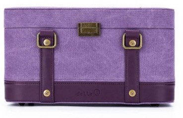 DellaQ Train Case - Maker's Train Case - Plum -