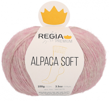REGIA PREMIUM Alpaca Soft "030" Rosa-meliert