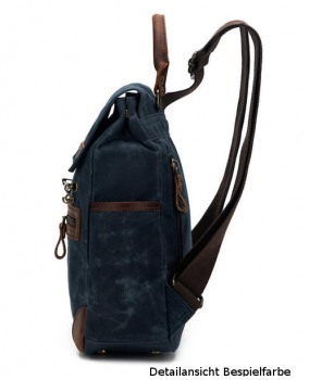 DELLA Q Midi Rucksack - Blau -