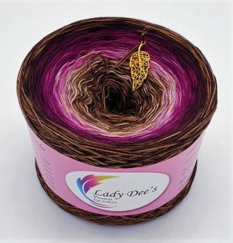 gefachte Wolle von Lady D "Georgina" 250g