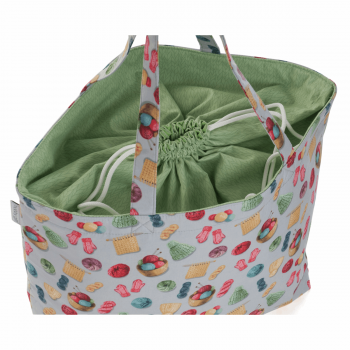 Strickhandtasche "knit'n purl"
