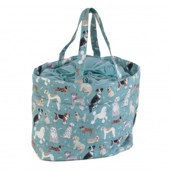 Strickhandtasche "Dog Bucket"
