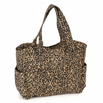 Strickhandtasche "Leopard"