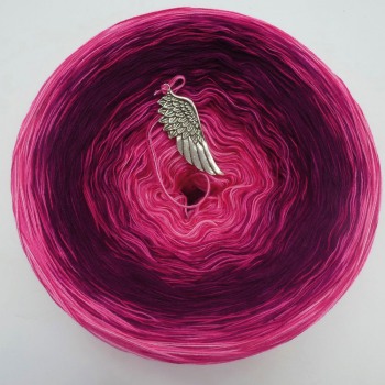 gefachte Wolle von Lady D "Spieglein No.5" 250g