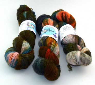 Alpaka Sock - "Raymus", handgefärbte Sockenwolle