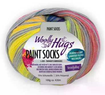Paint Socks by Woolly Hugs Fb. 210