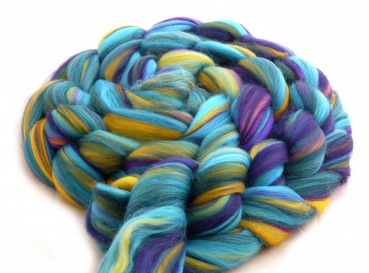 multicolor superfine Merino-Kammzug "Sabine"