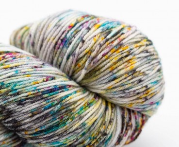 Lion Socks - Merinosockenwolle 100 g "Stormy-Malindi-spreckled-chaotic"