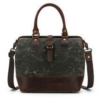 DELLA Q Satchel - Olive