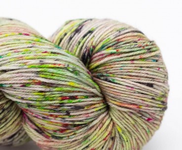 Lion Socks - Merinosockenwolle 100 g "Yarn, Deep Jungle spreckled chaotic"