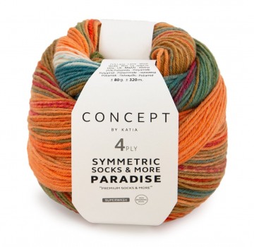 Paradise Symetric Socks (Katia) -44-