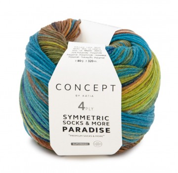 Preview: Paradise Symetric Socks (Katia) -43-