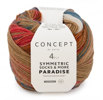 Paradise Symetric Socks (Katia) -41-