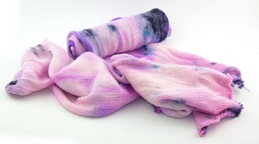 Sock Blank, single knit "Wildflash" mit Glitzer