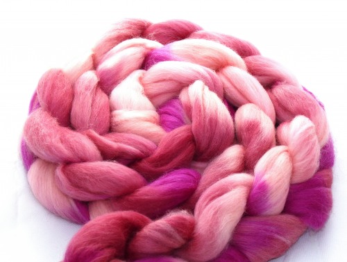 multicolor Merino-Kammzug "Pretty Pink"