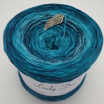 gefachte Wolle von Lady D "Strudel" 250g
