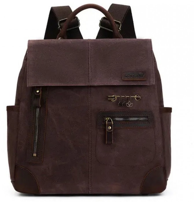 DELLA Q Midi Rucksack - Kakao -