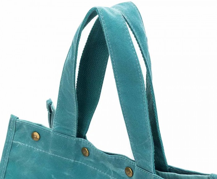 Maker's Tall Mesh Tote - Teal-