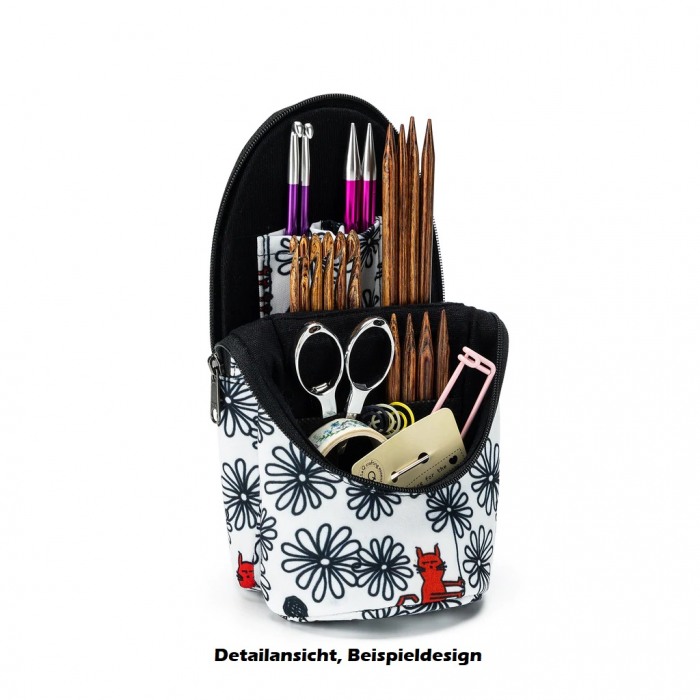 DellaQ - stehende Utensilien- / Nadeltasche "Yarnbombing"