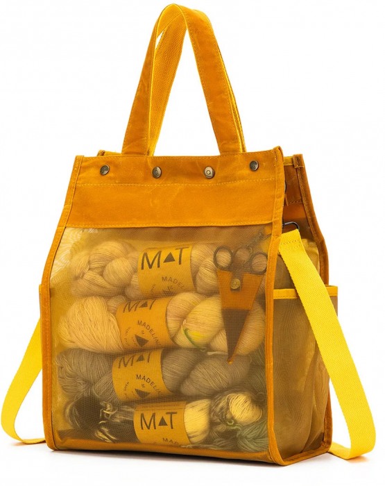 Maker's Tall Mesh Tote - Yellow -