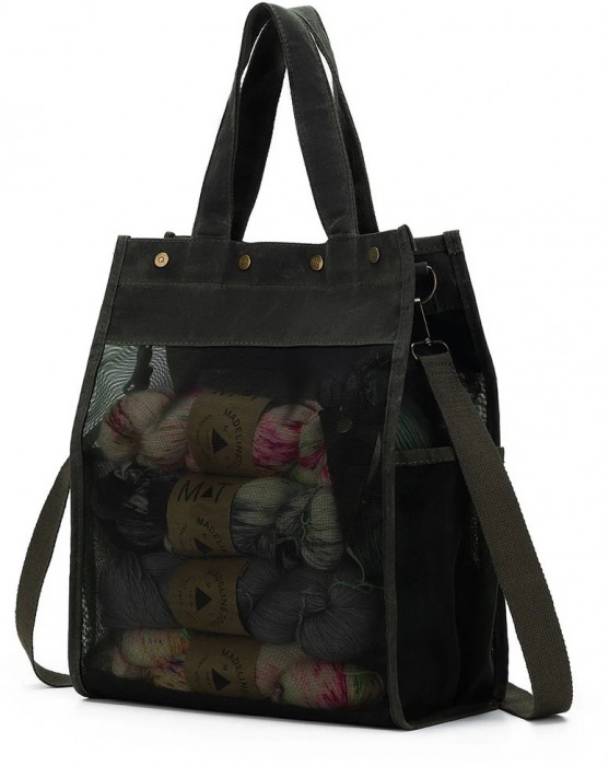 Maker's Tall Mesh Tote - Olive-