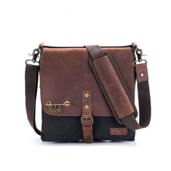 Schultertasche DELLA Q - Schwarz