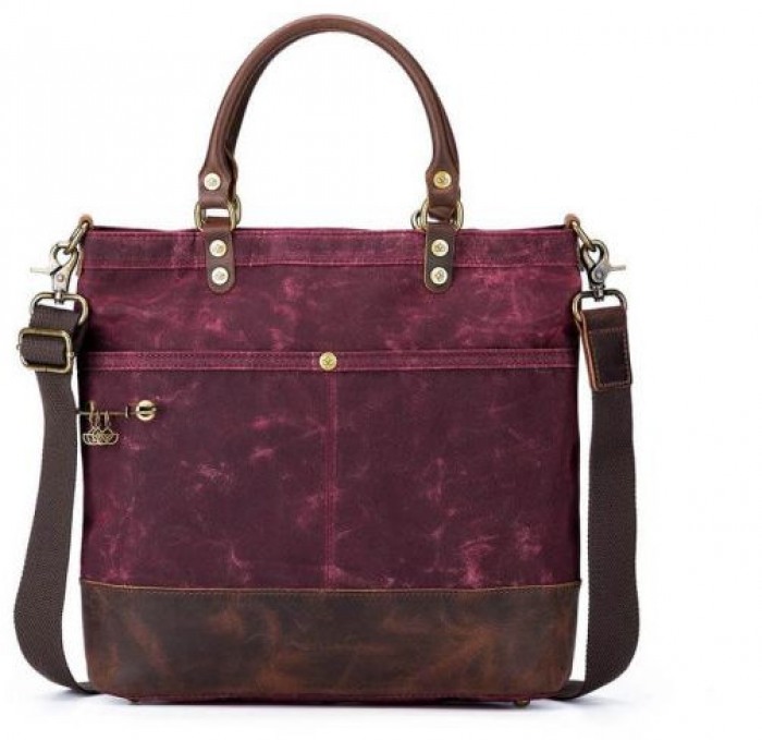 DELLA Q - Shopper Bordeaux