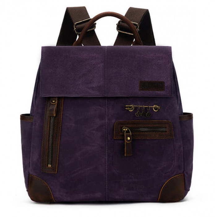 DELLA Q Midi Rucksack - Lila -