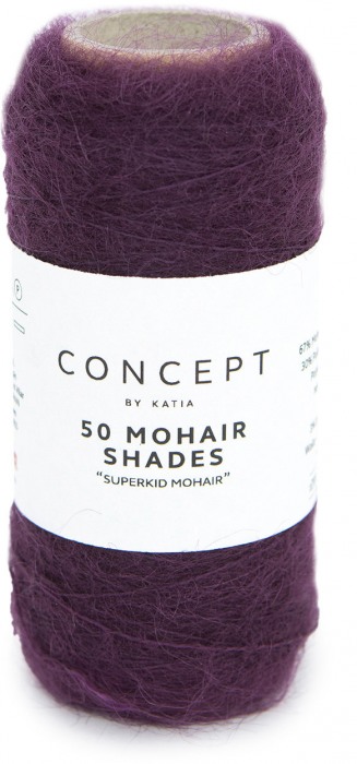 50 Mohair shades, Superkid-Mohair (Katia), Farbe 55