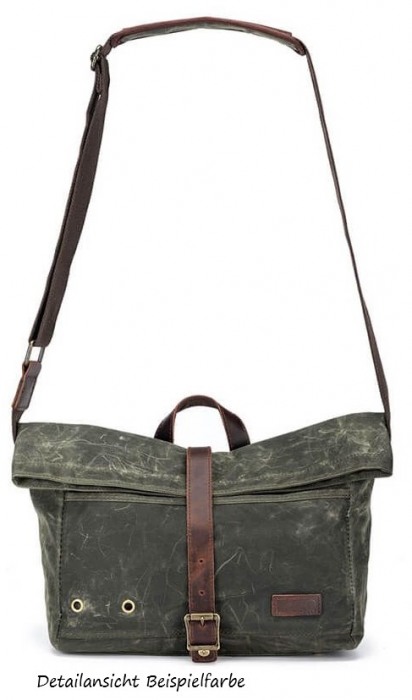 DELLA Q Roll Top Tasche - Grau