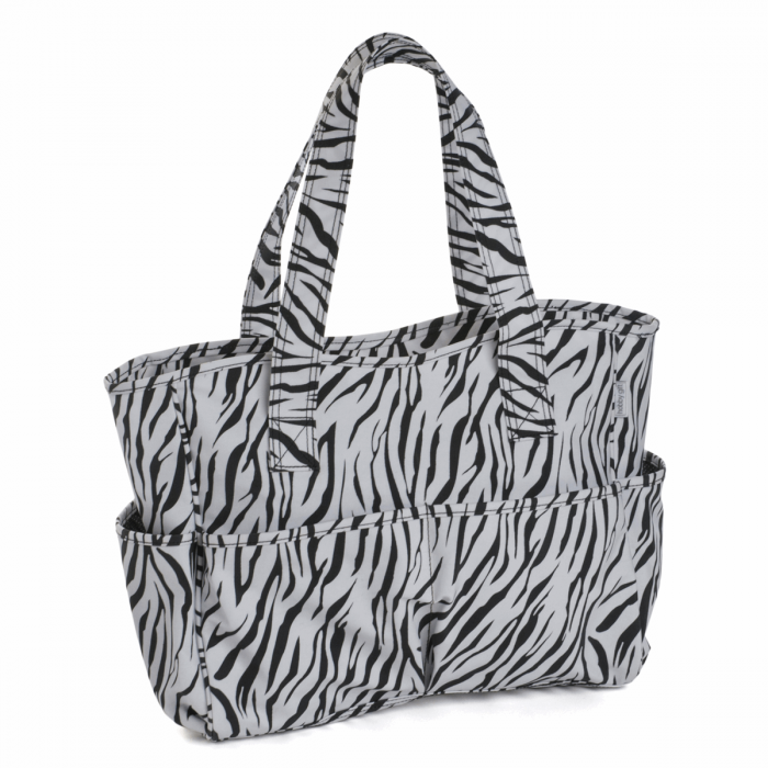 Strickhandtasche "Zebra"