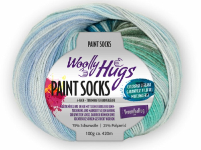 Paint Socks by Woolly Hugs Fb. 201