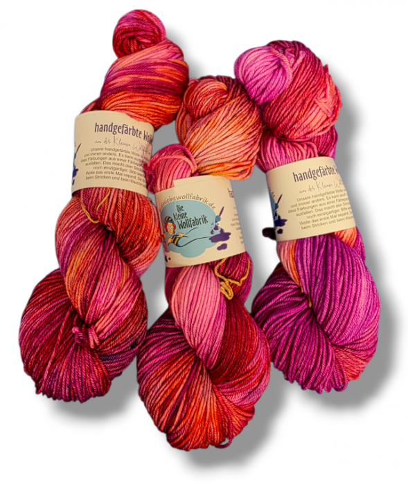 SWOOOSH "Flamingo-Feuer" sanft&stark für Pullover und Socken