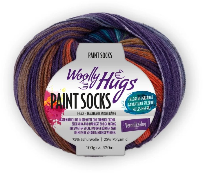 Paint Socks by Woolly Hugs Fb. 208