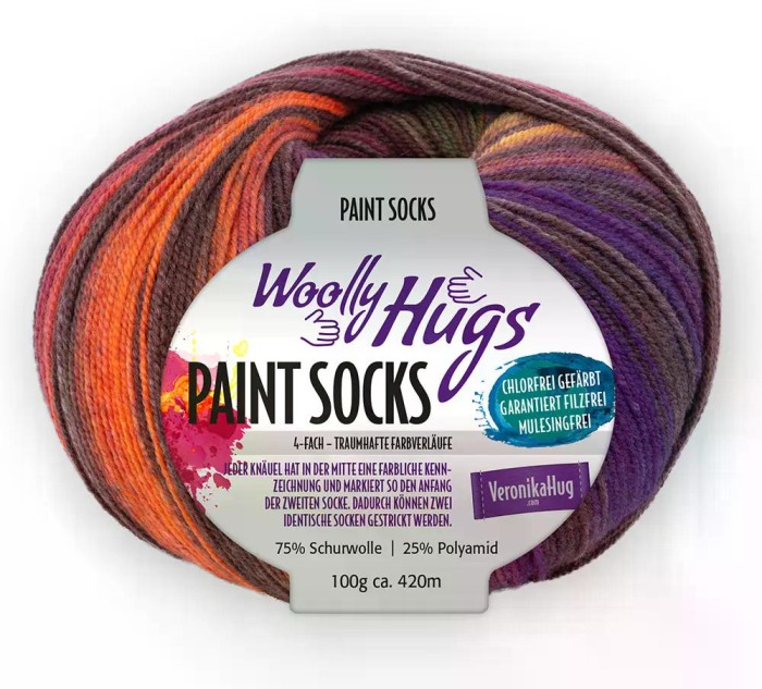 Paint Socks by Woolly Hugs Fb. 208