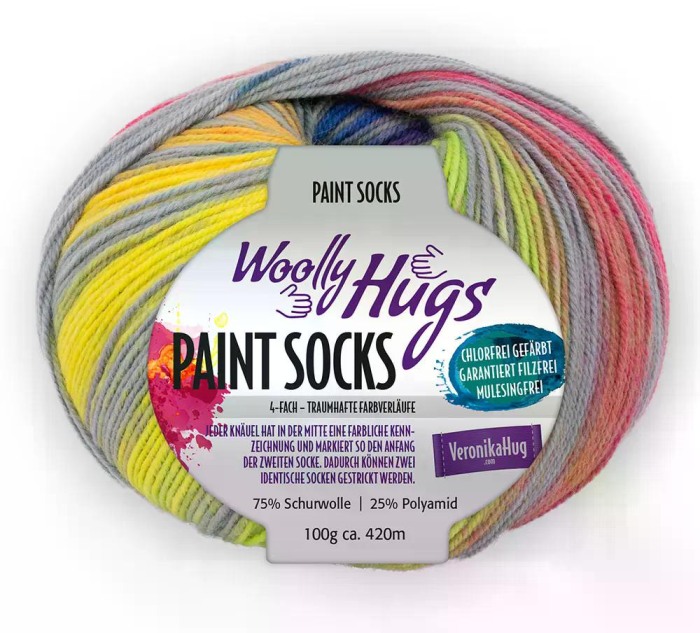 Paint Socks by Woolly Hugs Fb. 210